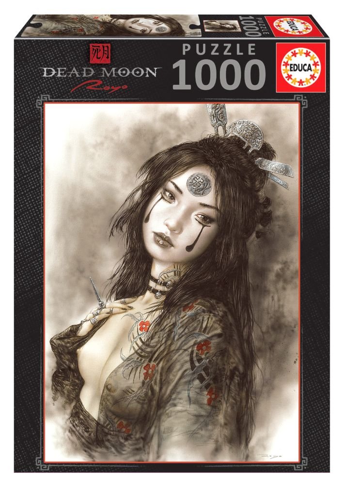 Puzzle Panorama Educa 1000 Pièces, La Flor Del Dolor, Luis Royo, 96x34cm