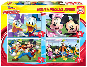 Educa, puzzle, Disney, bajki, Disney Myszka Miki i przyjaciele, 20/40/60/80 el. - Educa