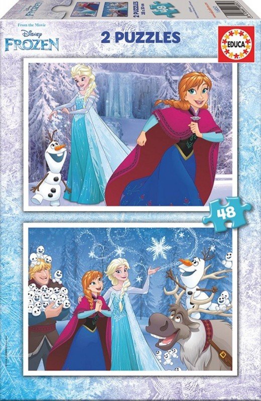 Educa, puzzle, Disney, Frozen, 2x48 el.