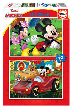 Educa, puzzle, Disney, Myszka Miki, 2x20 el. - Educa