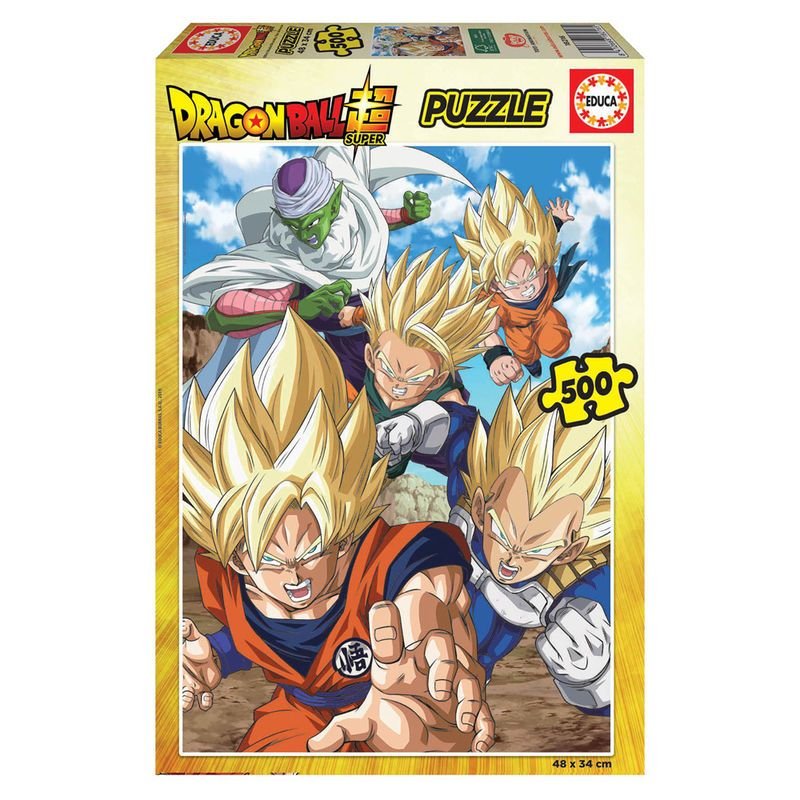 Educa, puzzle, Dragon Ball - Bohaterowie (elementów), 500 el.
