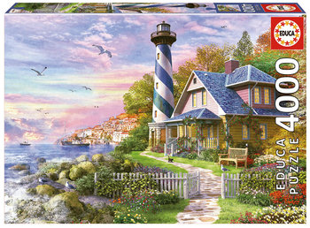 Puzzle 5000 pièces : Chalet au bord du lac - Educa - Rue des Puzzles