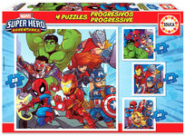 Educa, puzzle, Marvel Super Hero Adventures, 12/16/20/25 el. Educa