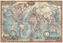 Educa, puzzle, The World Executive Map, 4000 el. Educa