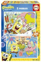 Educa - Spongebob Schwammkopf - Puzzle 2x100 Teile Inna marka