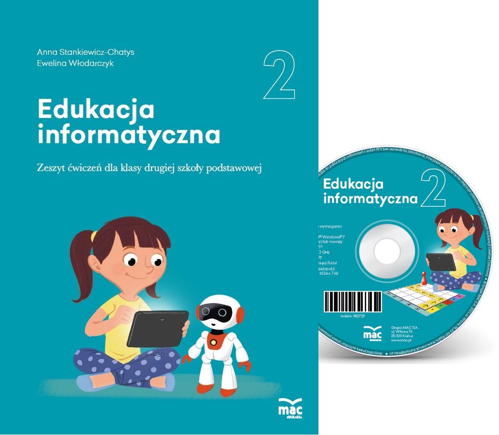 Informatyka Klasa 2 Nowa Era Edukacja informatyczna. Zeszyt ćwiczeń i płyta CD. Klasa 2