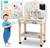 Edukacyjna Zabawka Warsztat Drewniany Stół Narzędzia Do Naprawy