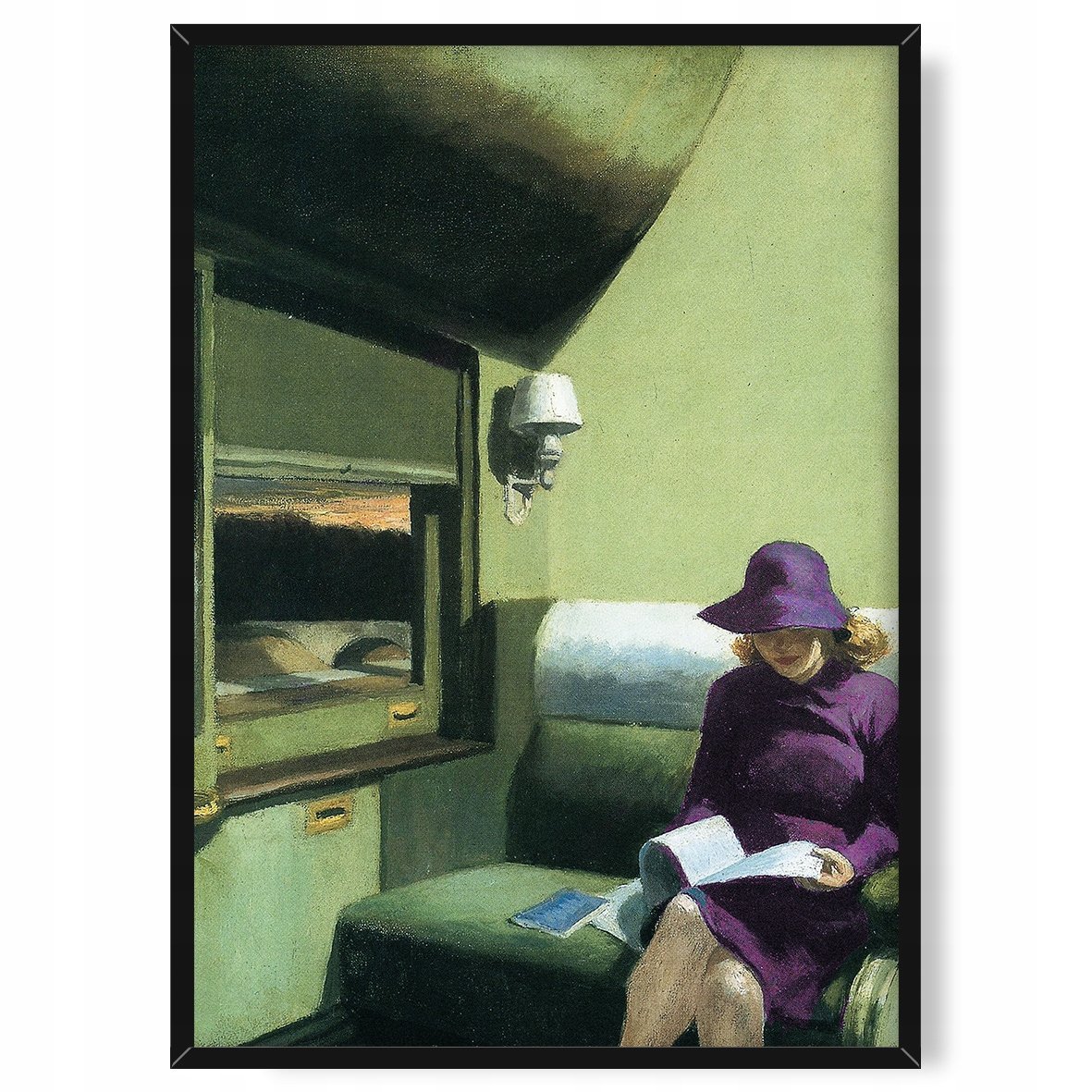 Edward Hopper W pociągu A3 - ANTYKWARIAT 