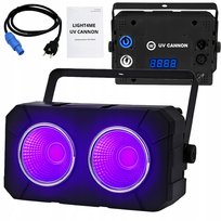 EFEKT ŚWIETLNY BLINDER COB LED 2x50W UV SZEROKI KĄT ŚWIECENIA ODBŁYŚNIKI LIGHT4ME