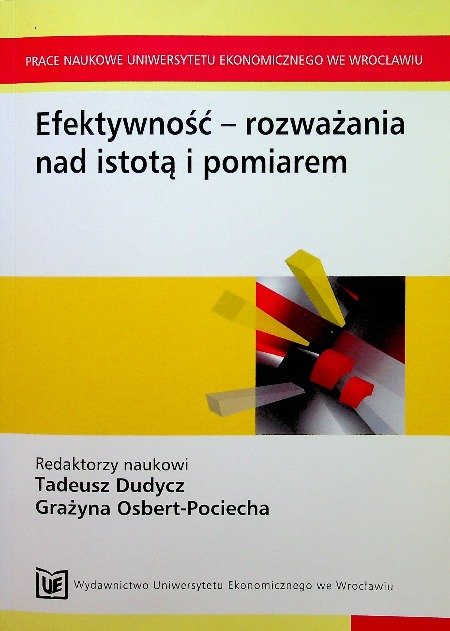 Efektywno Rozwa Ania Nad Istot I Pomiarem - Dudycz Tadeusz | Książka W ...