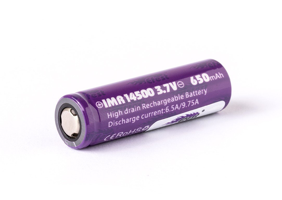 Zdjęcia - Bateria / akumulator Efest IMR 14500 3,6V- 3,7V Li-ion 6,5A/9,7A  (wysokoprądowy)