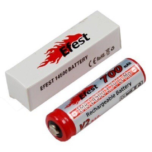 Zdjęcia - Bateria / akumulator Efest IMR 14500 V2 - 700mAh 3,7V Li-ion 