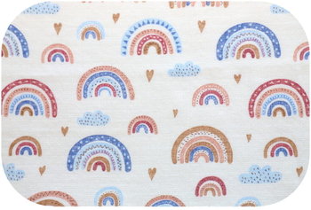 Ega Kids Pieluszka Tetrowa Wzorzysta 1 szt. 70x80 cm Tęcza - Ega KIDS