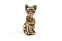 Egipski Kot Złota Figurka