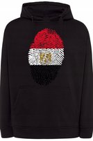Egipt Flaga Odcisk Bluza Z Kapturem r.XS