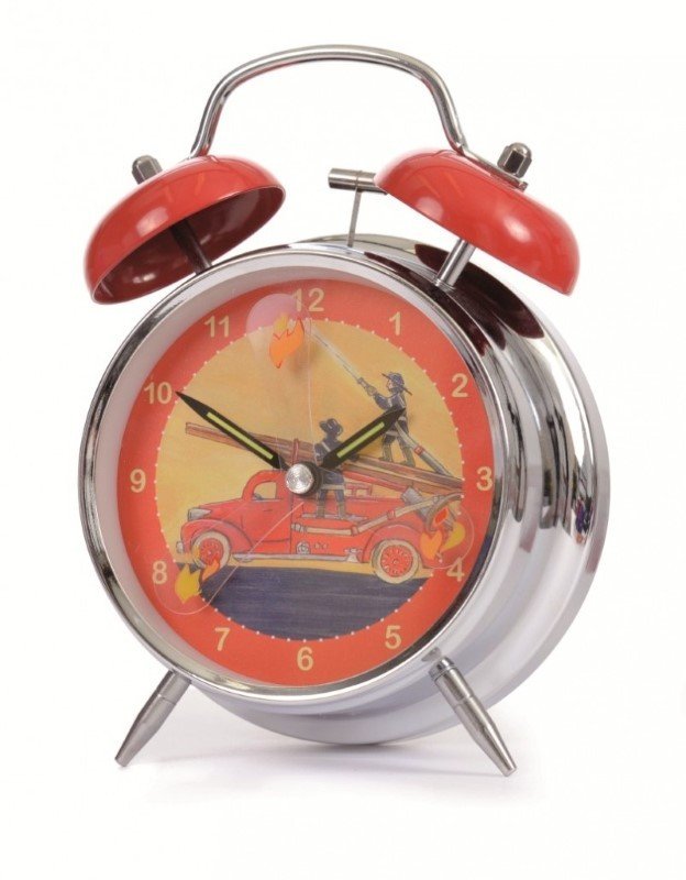 Фото - Настінний годинник Egmont Toys - Budzik Fireman 