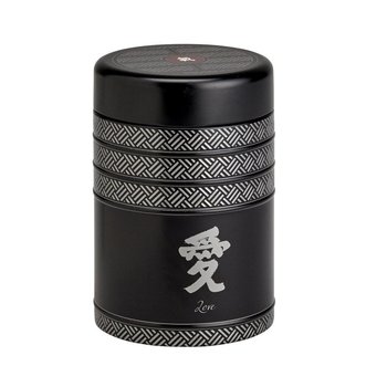 Eigenart, Puszka na herbatę Kyoto, litera, czarny, srebrny, 125 g  - Eigenart