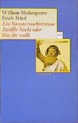 Ein Sommernachtstraum / Zwölfte Nacht oder Was ihr wollt - Shakespeare William, Fried Erich