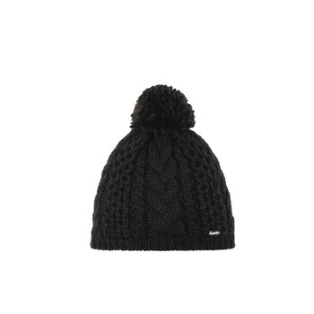 Eisbar, Czapka zimowa Afra Pompon MÜ, 75039 009, czarna, unisex - Eisbar