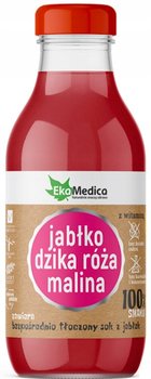 Ekamedica Sok Jabłko Dzika Róża Malina 300 Ml - EKAMEDICA