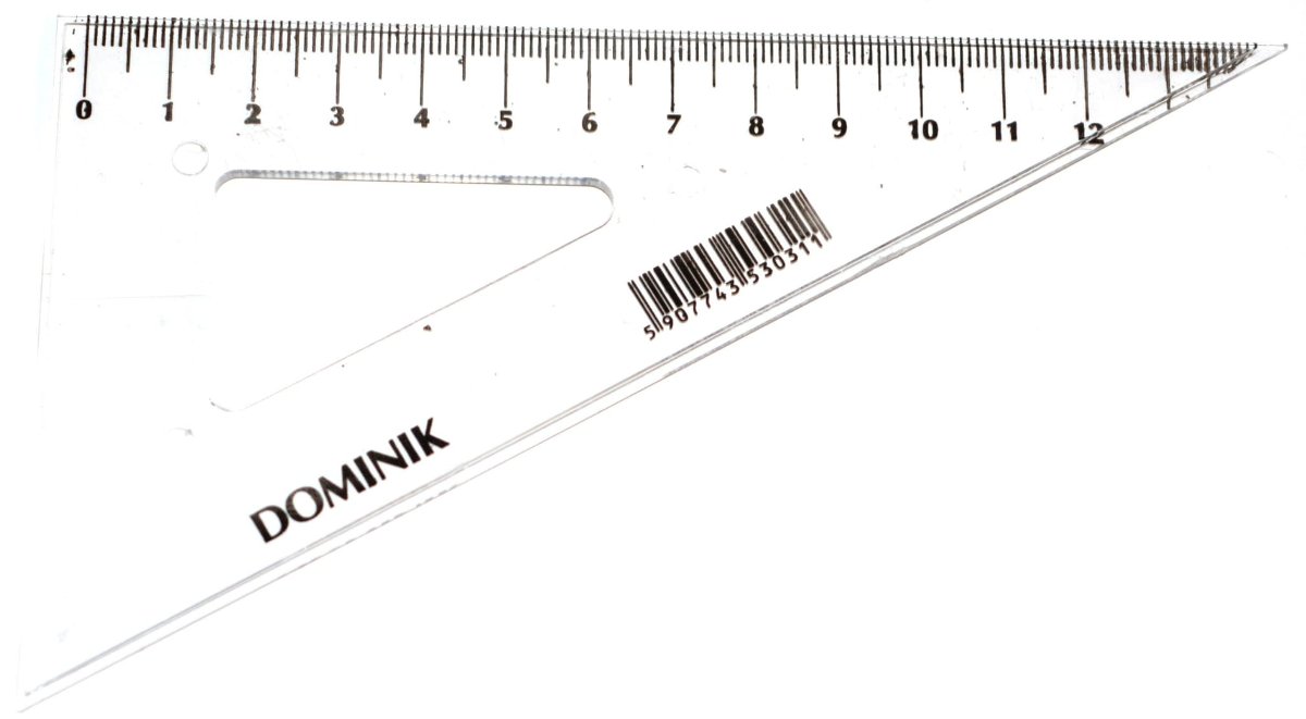 EKIERKA SZKOLNA DOMINIK TRÓJKĄT 30 60 STOPNI - DOMINIK | Sklep EMPIK.COM