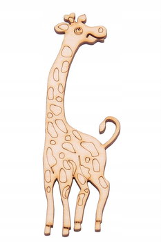 Eko dekor żyrafa scrapki ozdoby ze sklejki decoupage. - Zabawki Sensoryczne