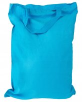 EKO Torba BAWEŁNIANA 38x50 cm NIEBIESKA 145g na ZAKUPY KSIĄŻKI Sportowa