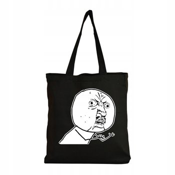 Eko Torba Bawełniana na ramię Zakupy Shopper Torebka Mem Twitch Twarz - Atram
