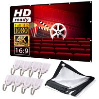 Ekran Projekcyjny Do Slajdów Materiałowy Przenośny Duży 100