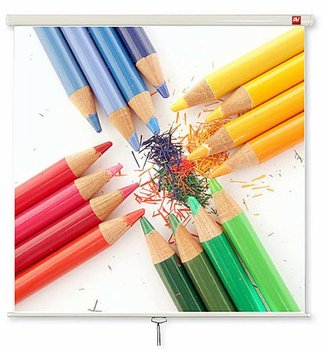 Ekran projekcyjny ścienny AVTEK Wall Standard, 200x200, 1:1, biały matowy - Avtek