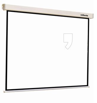 Ekran projekcyjny ścienny/sufitowy REFLECTA CrystalLine Rollo, 134", 240x240, 1:1, biały matowy - Reflecta