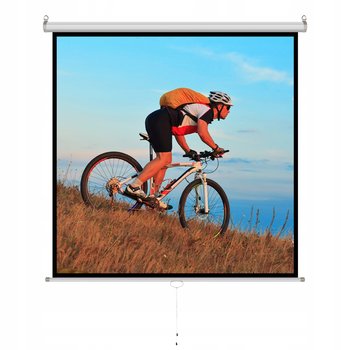 EKRAN RĘCZNY PÓŁAUTOMAT 1:1 152x152cm MS-60 - ART