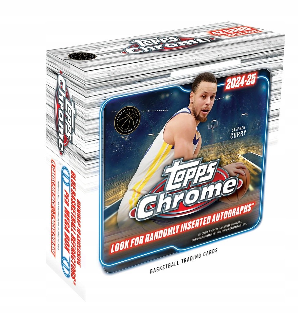 EKSKLUZYWNY MEGA BOX KARTY NBA Topps Chrome Basketball 24/25 STARA ERA