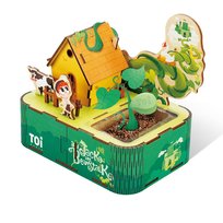 Eksperyment dla dzieci Puzzle doniczka 3D z roślinką