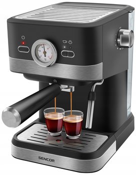 Ekspres ciśnieniowy do kawy espresso kolbowy Sencor 1050 W 20 barów Czarny - Sencor