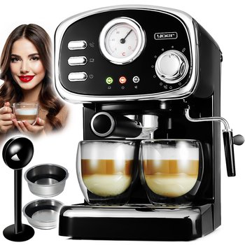 Ekspres do kawy Ciśnieniowy Kolbowy Yoer 1100W 20bar 10kaw +Spieniacz mleka - Yoer