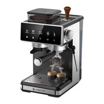 Ekspres do kawy kolbowy AMZCHEF CE-CM5560-SV (srebrny) AMZCHEF