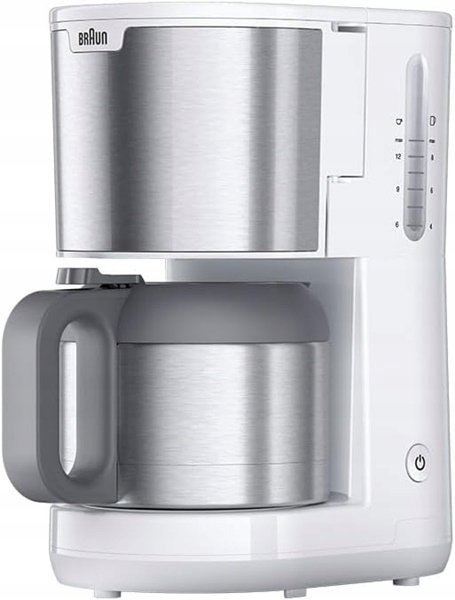 Braun Ekspres do kawy przelewowy 1,2 l 9 filiżanek Braun PurShine KF1505 WH