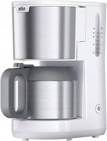 Ekspres do kawy przelewowy 1,2 l 9 filiżanek Braun PurShine KF1505 WH Braun