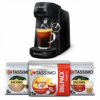 Ekspres kapsułkowy Bosch Tassimo Finesse + 3x kawy Tassimo