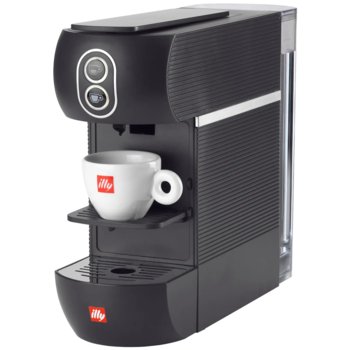 Ekspres kapsułkowy ILLY ESE ILLY 627 - czarny kompaktowy 1l 20 bar kompostowalne kapsułki espresso kawa long biurowy domowy elegancki design - Illy