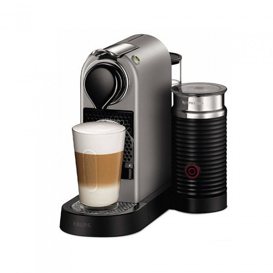 Zdjęcia - Ekspres do kawy Nespresso Ekspres kapsułkowy  Citiz & Milk Silver 