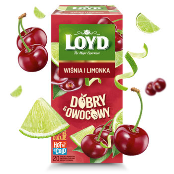 Ekspresowa Herbata Owocowa Loyd Wiśnia Limonka 50g Dobry&Owocowy - Inna marka