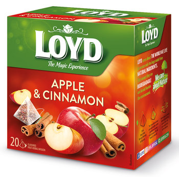 Ekspresowa Herbatka Owocowa Jabłko Cynamon BIO Piramidki 20T Loyd - Inna marka