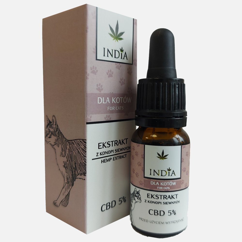 ekstrakt olejek cbd 5 dla kotów 10 ml india sklep empik com