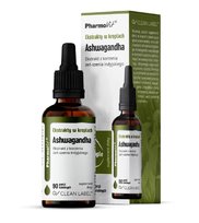 Ekstrakty W Kroplach Ashwagandha Bezglutenowe 30 ml - Pharmovit (clean Label) Inna marka