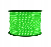 Elastyczna Taśma Led 2835 230v 10w Zielona Cięta Co 10cm Wodoodporna