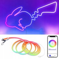 Elastyczna taśma podświetlająca Flex LED RGB Neon oświetlenie na ścianę