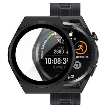 Elastyczne etui z osłonką na ekran do zegarka smartwatch Huawei Watch GT Runner case - Best Accessories