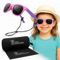 ELASTYCZNE Okulary Przeciwsłoneczne dla Dzieci 4-11 Lat Ochrona UV
